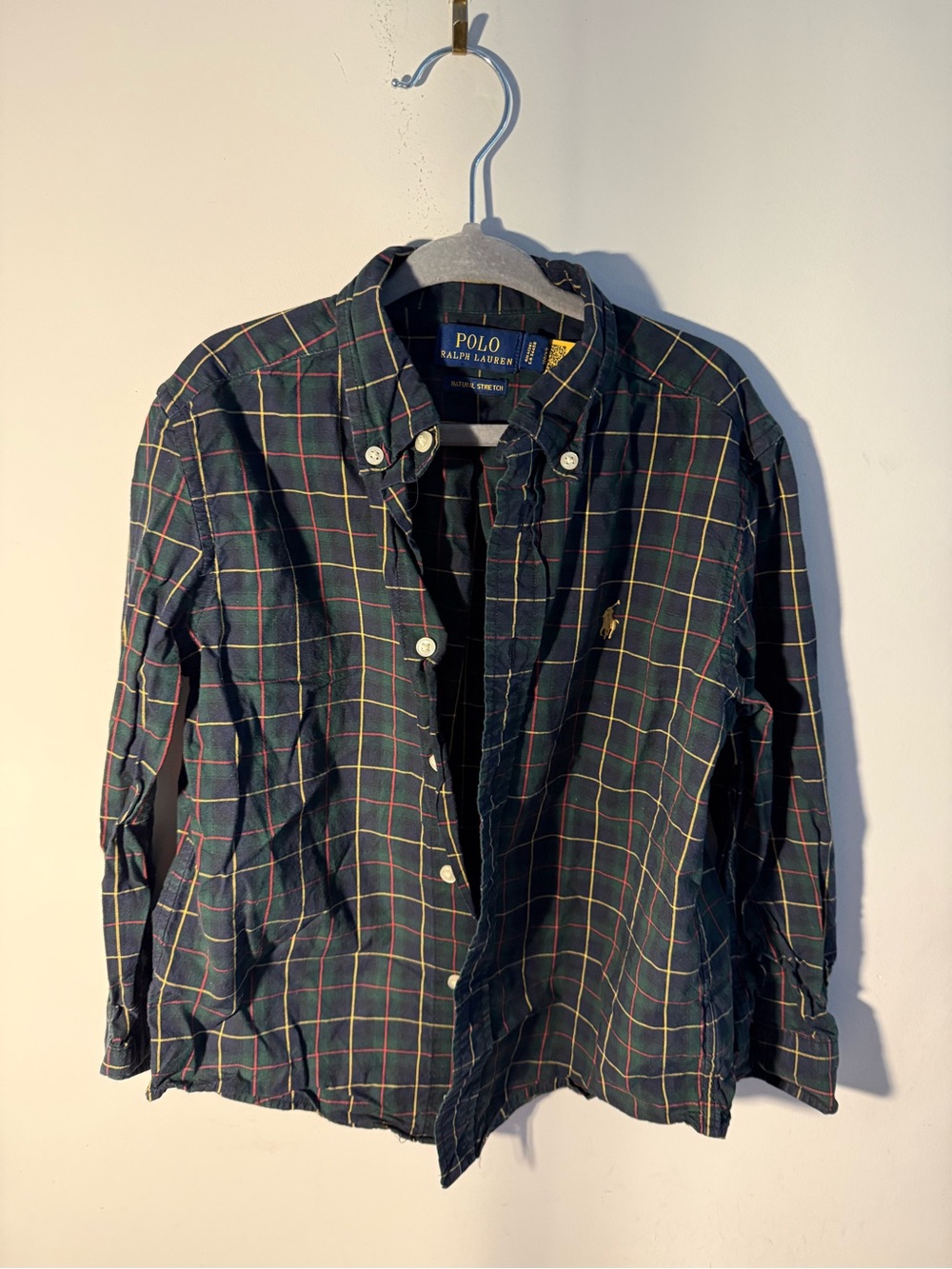 Boys Polo Ralph Lauren Plaid Button-Down Shirt size 6 Polo